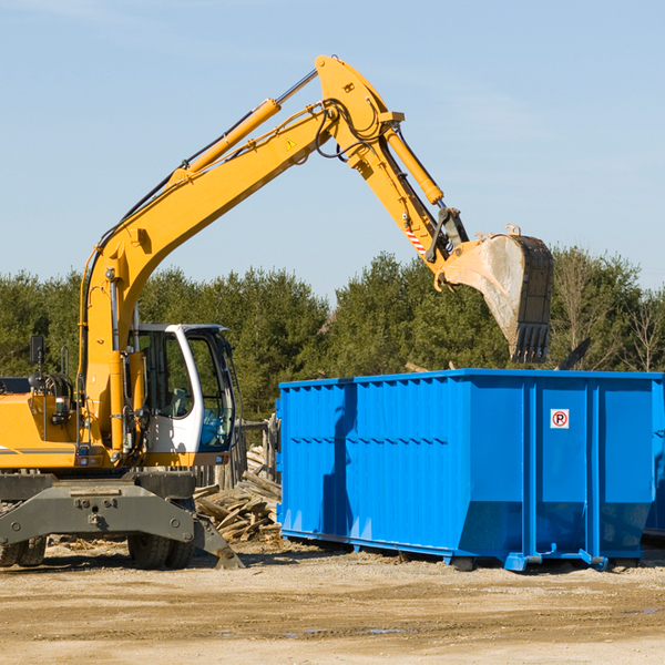 what size residential dumpster rentals are available in Allison